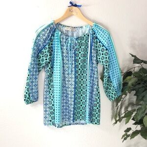 Jones New York Three Quarter Sleeve Top